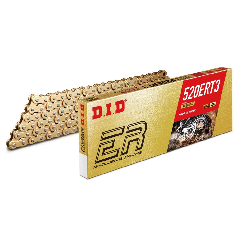 DID EXCLUSIVE RACING 520ERT3 SDH GLD/GLD 120RB (CTN10)
