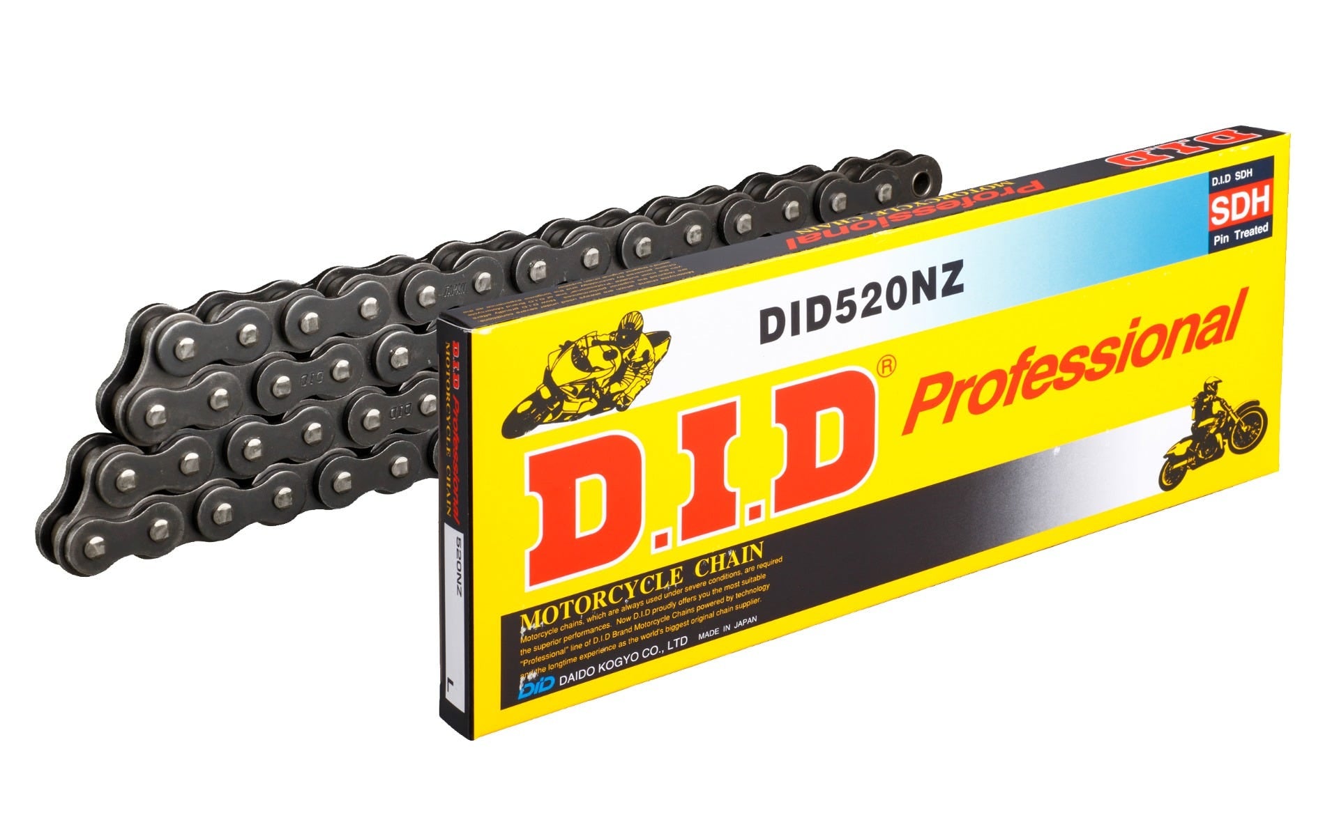 DID #520 NZ Super Non O-Ring Vintage Chain - FJ-Clip
