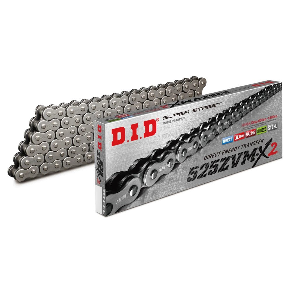 DID SUPER STREET X-RING 525ZVM-X2 120ZB (CTN10) (WAS 525ZVMX120ZB)
