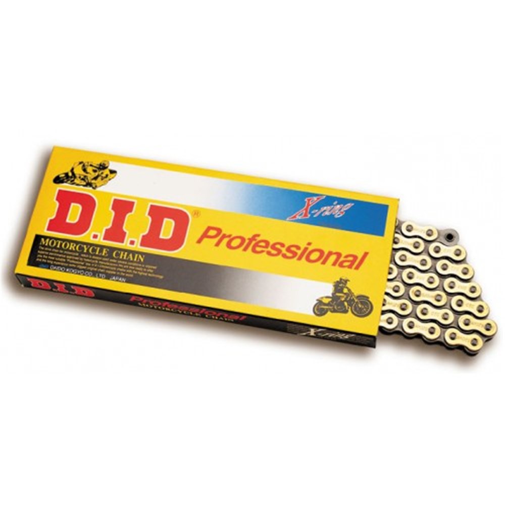 #DID PRO STREET X-RING 530VX GLD/BLK 114ZB (CTN10) [ONC01]