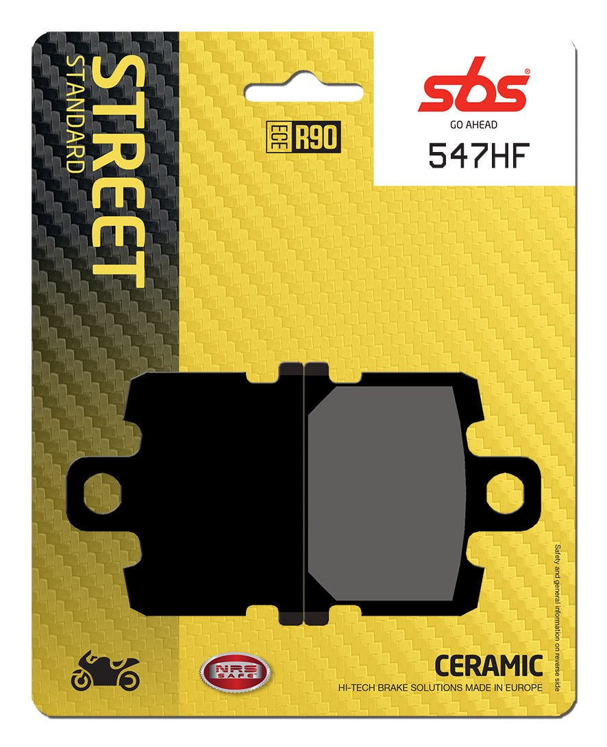 SBS FRICTION - Ceramic Front Brake Pads - 547HF-