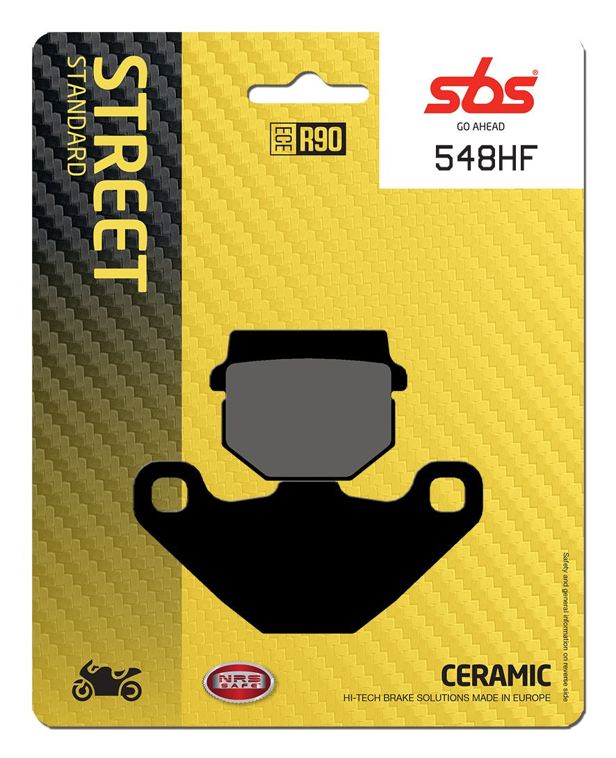 SBS FRICTION - Ceramic Front / Rear Brake Pads (SBS 102) - 548HF-