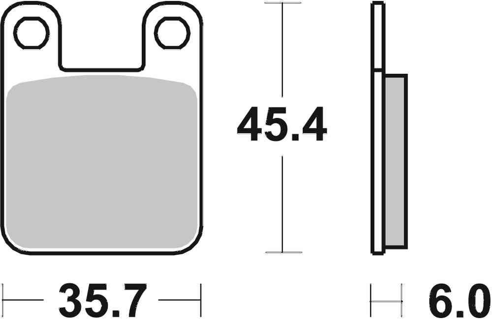 SBS FRICTION - Sinter Front / Rear Off Road Brake Pads (SBS 105) (bendix packaging) - 559SI-