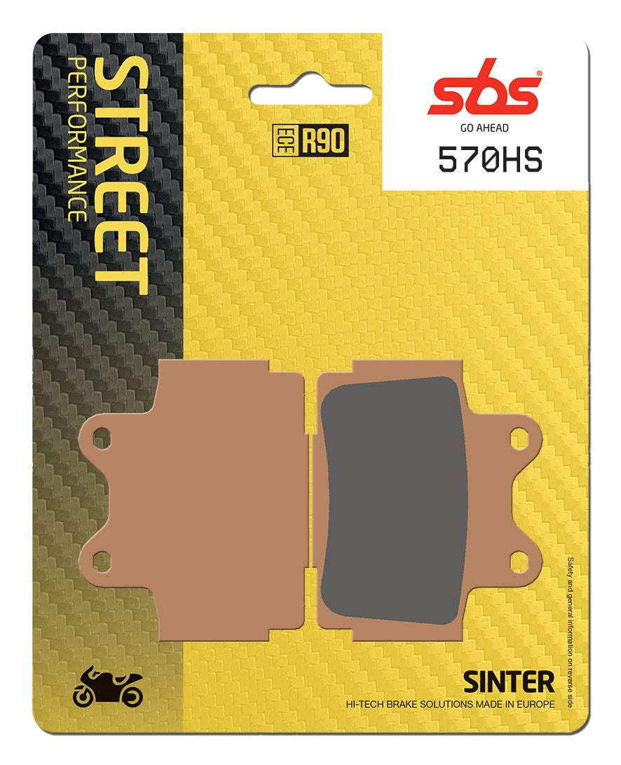 SBS FRICTION - Sinter Front Brake Pads - 570HS-