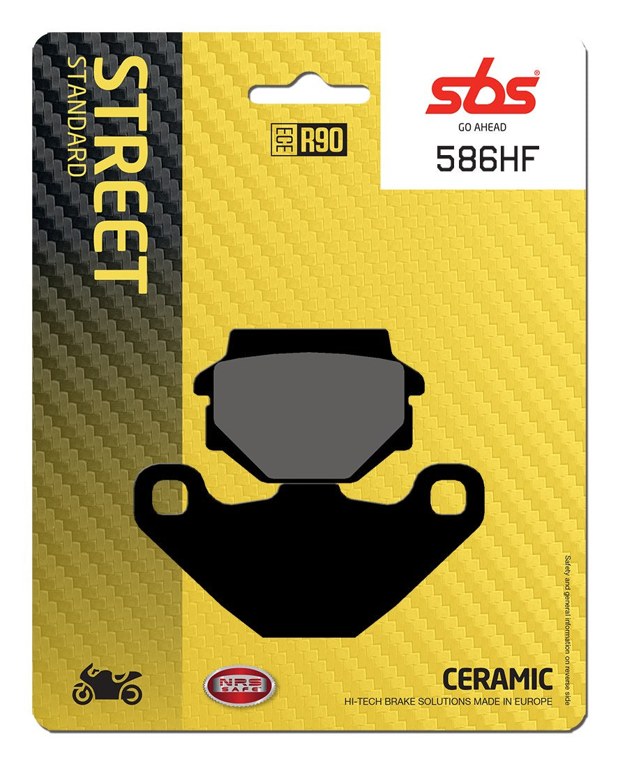 SBS FRICTION - Ceramic Rear Brake Pads (BENDIX PACKAGING) (SBS 135 & 546) - 586HF-