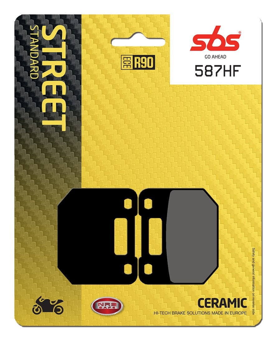 SBS FRICTION - Ceramic Front Brake Pads (bendix packaging) - 587HF-