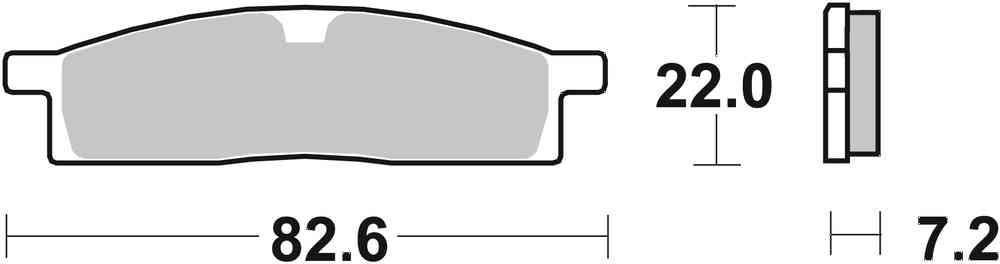 SBS FRICTION - Racing Sinter Off Road Front Brake Pads (SBS 136) - 589RSI-