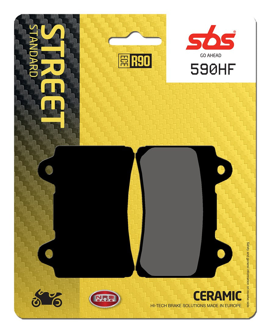 SBS FRICTION - Ceramic Front / Rear Brake Pads - 590HF-