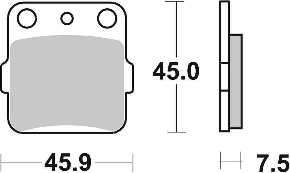 SBS FRICTION - Sinter Rear Brake Pads (BENDIX PACKAGING) - 592LS-