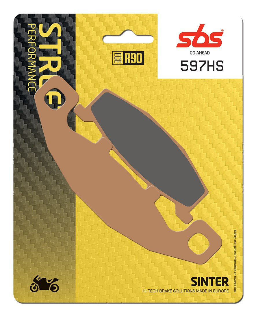 SBS FRICTION - Sinter Front Brake Pads - 597HS-