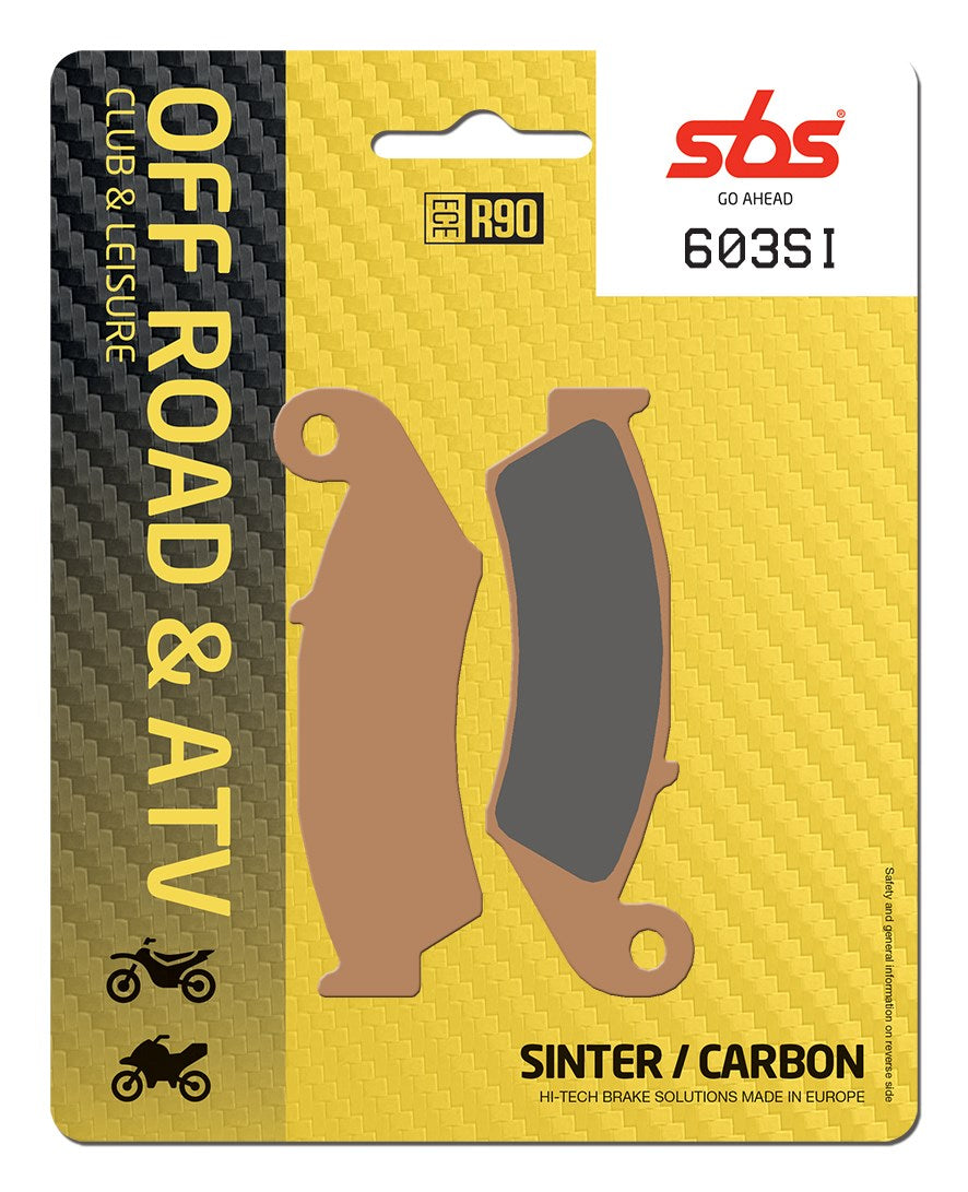 SBS FRICTION - Sinter Off Road Front Brake Pads (SBS 139) - 603SI-