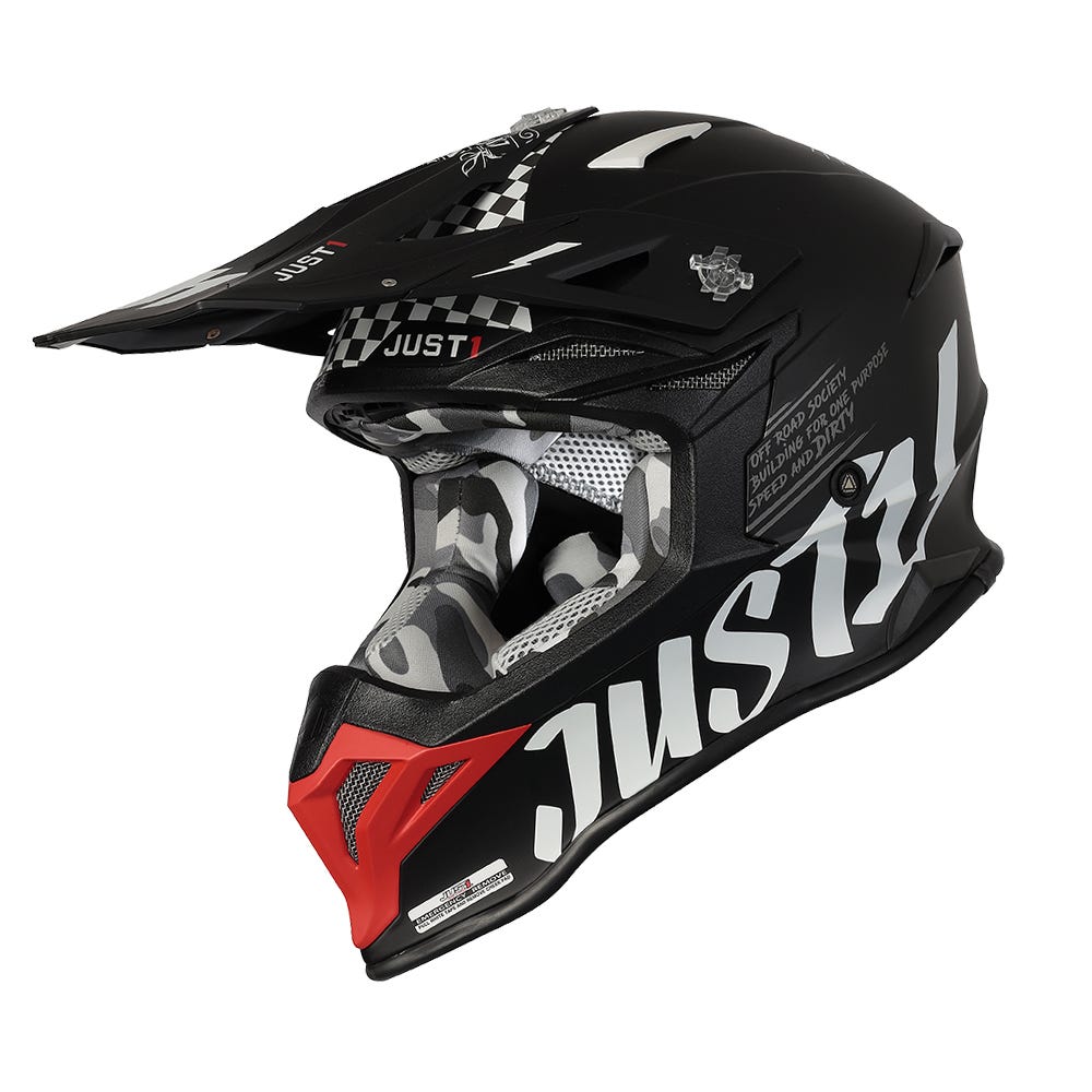 J39 Rock Red White Black Matt XL