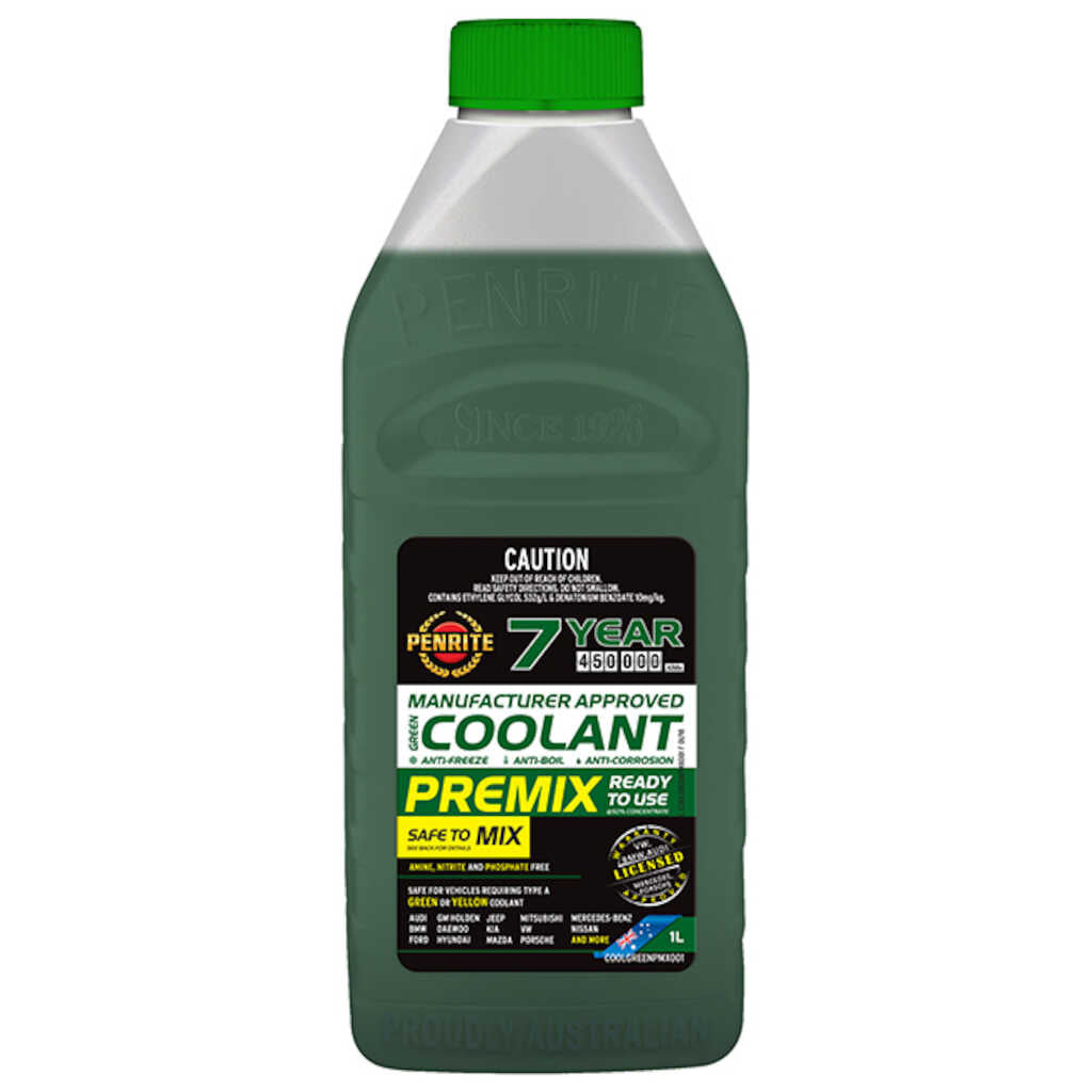 Penrite OEM Green Coolant Premix 1L