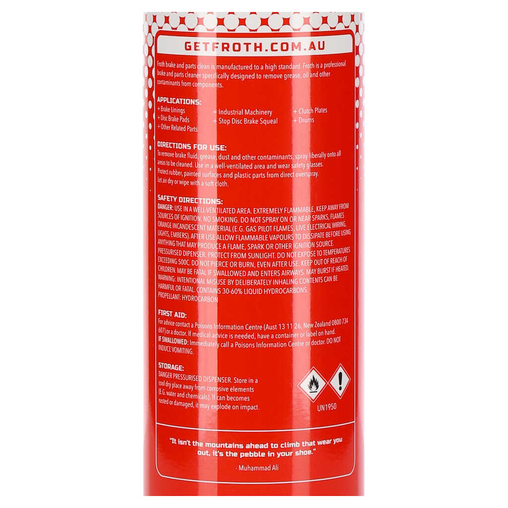 Froth Brake Cleaner 350g