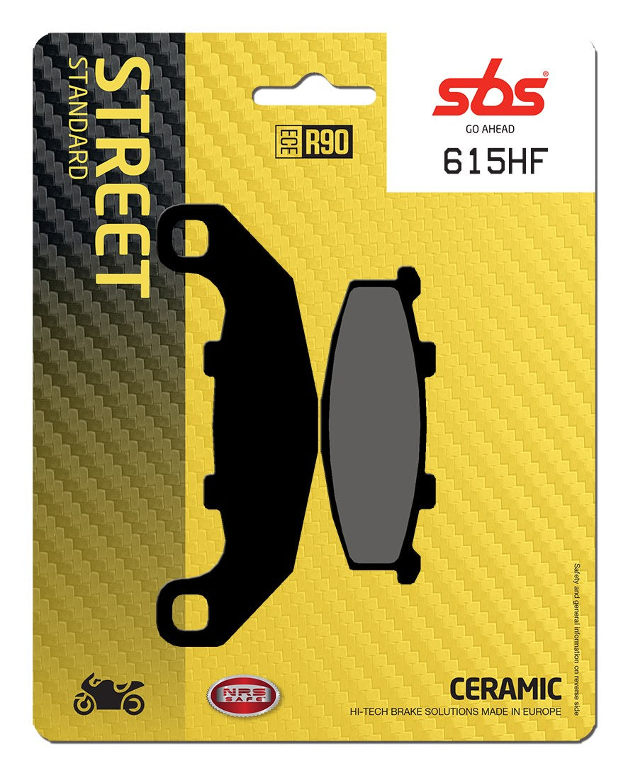 SBS FRICTION - Ceramic Front / Rear Brake Pads - 615HF-