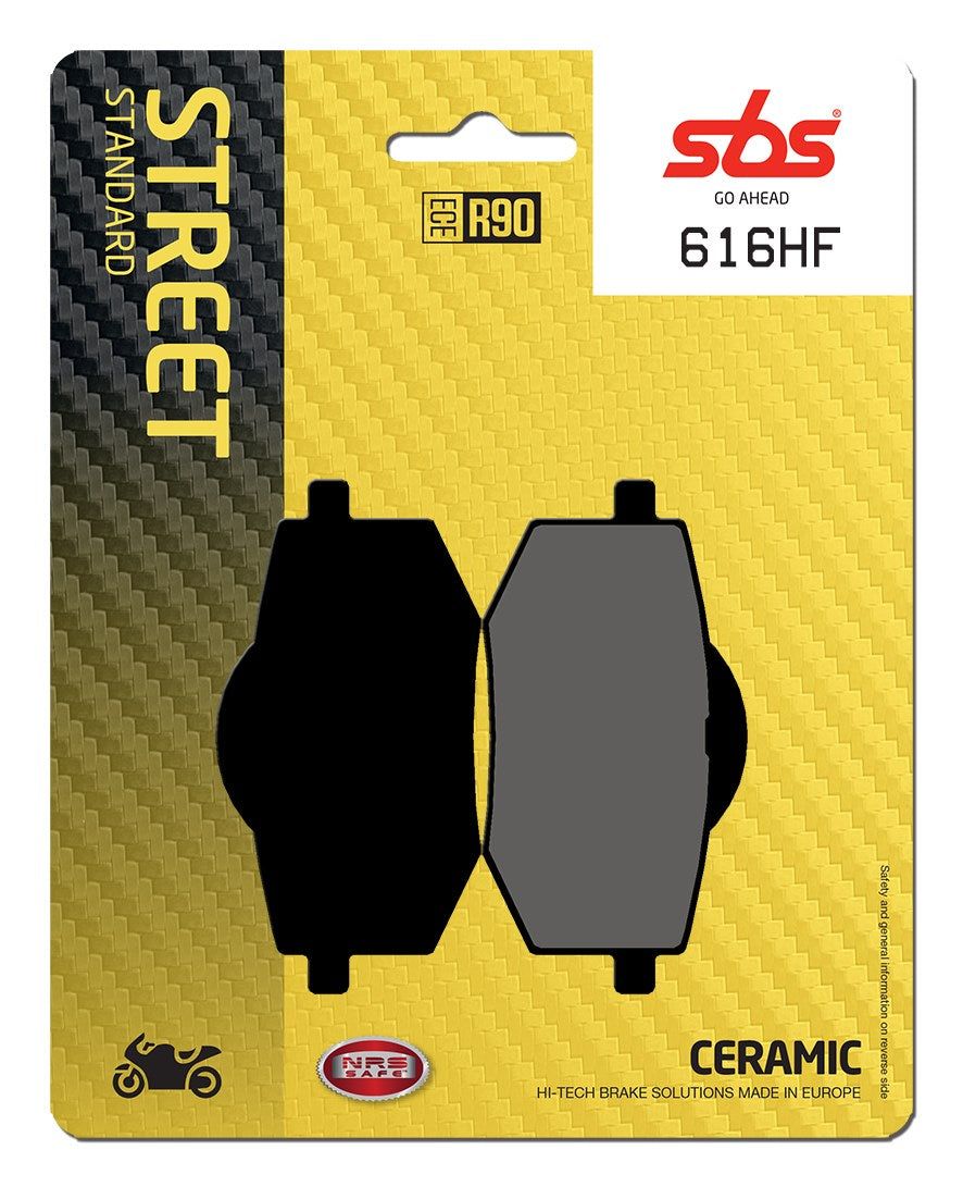 SBS FRICTION - Ceramic Front Brake Pads - 616HF-