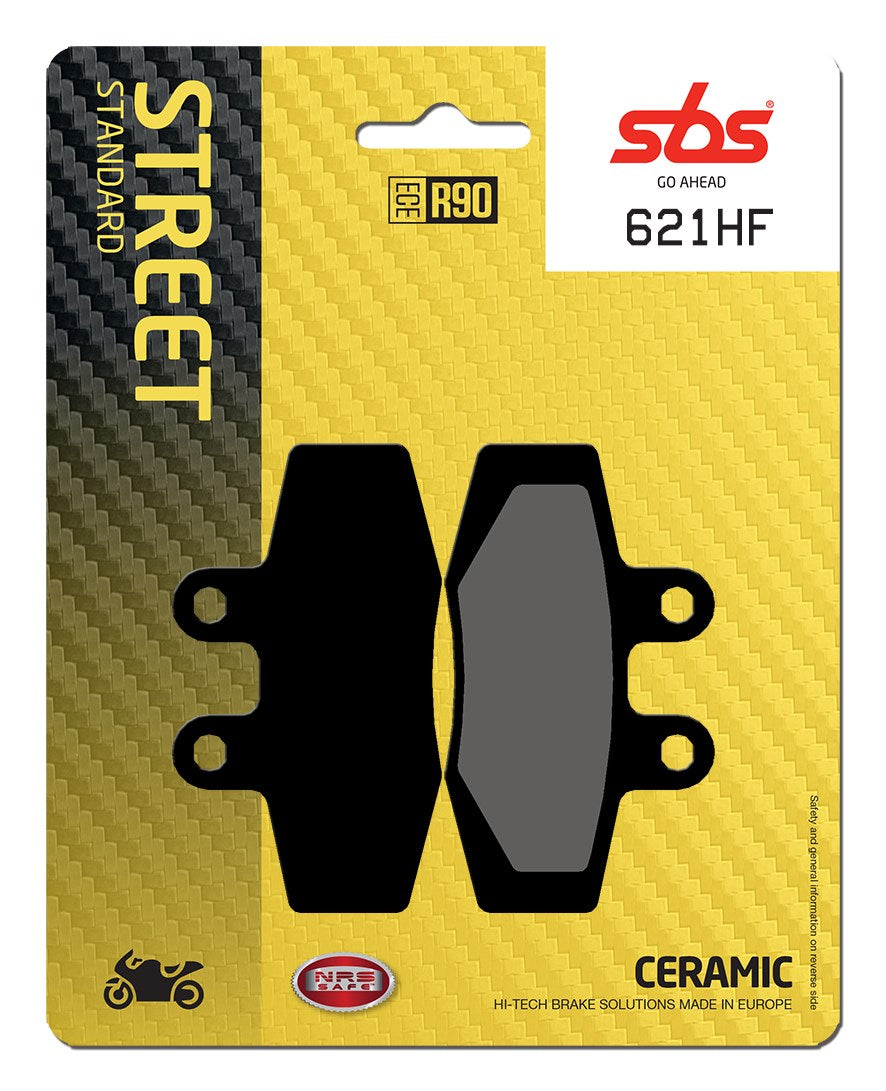SBS FRICTION - Ceramic Front / Rear Brake Pads - 621HF-
