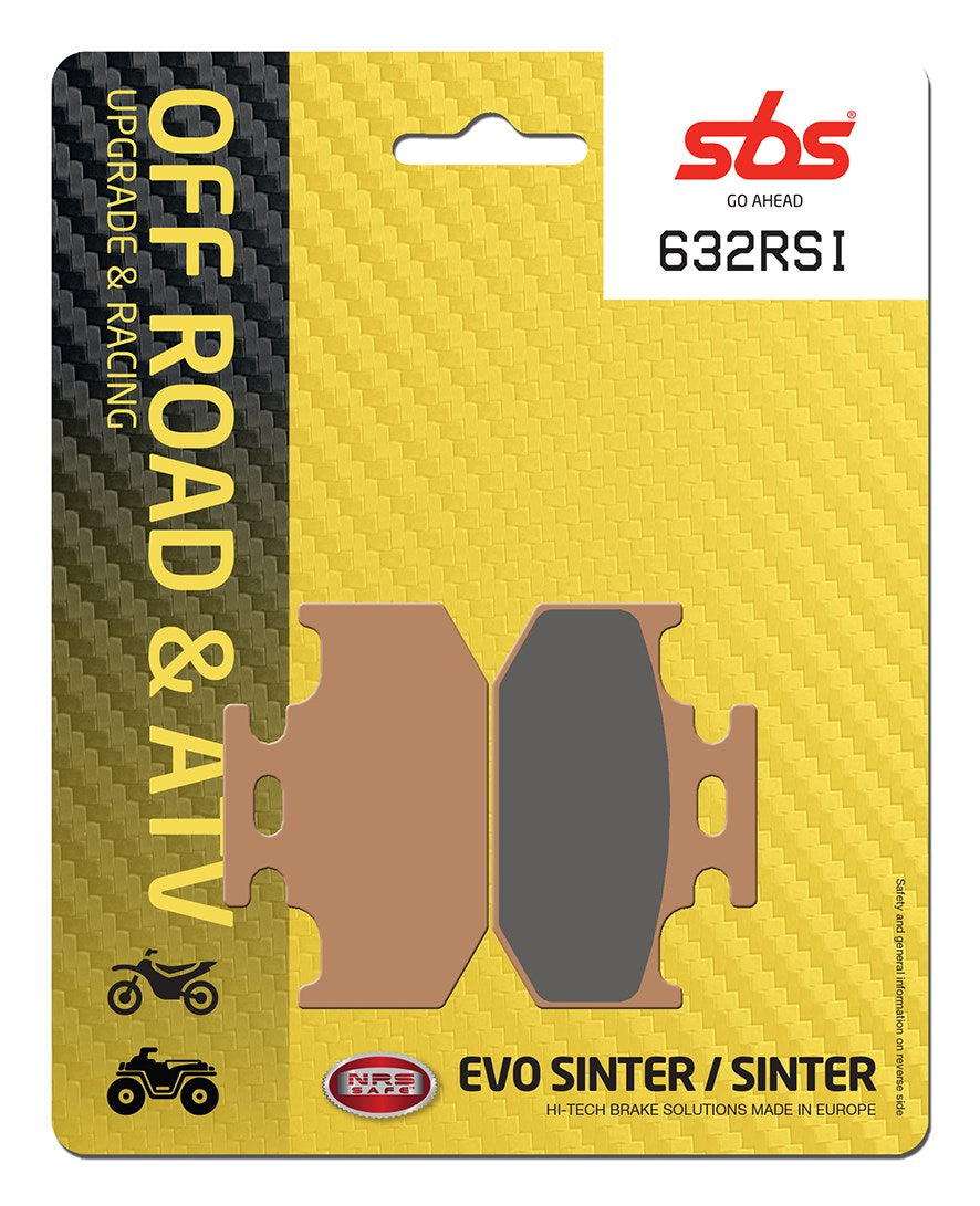 SBS FRICTION - Racing Sinter Off Road Rear Brake Pads - 632RSI-
