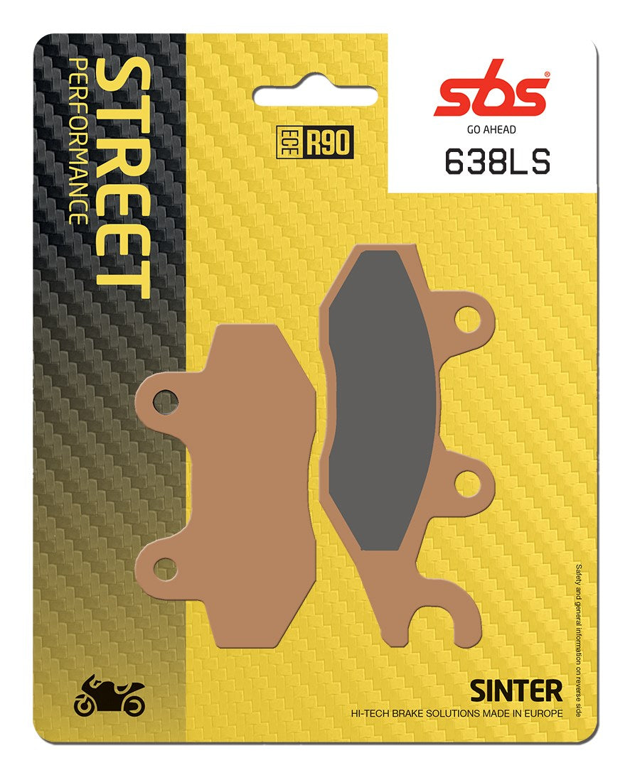 SBS FRICTION - Sinter Rear Brake Pads (SBS 134) - 638LS-