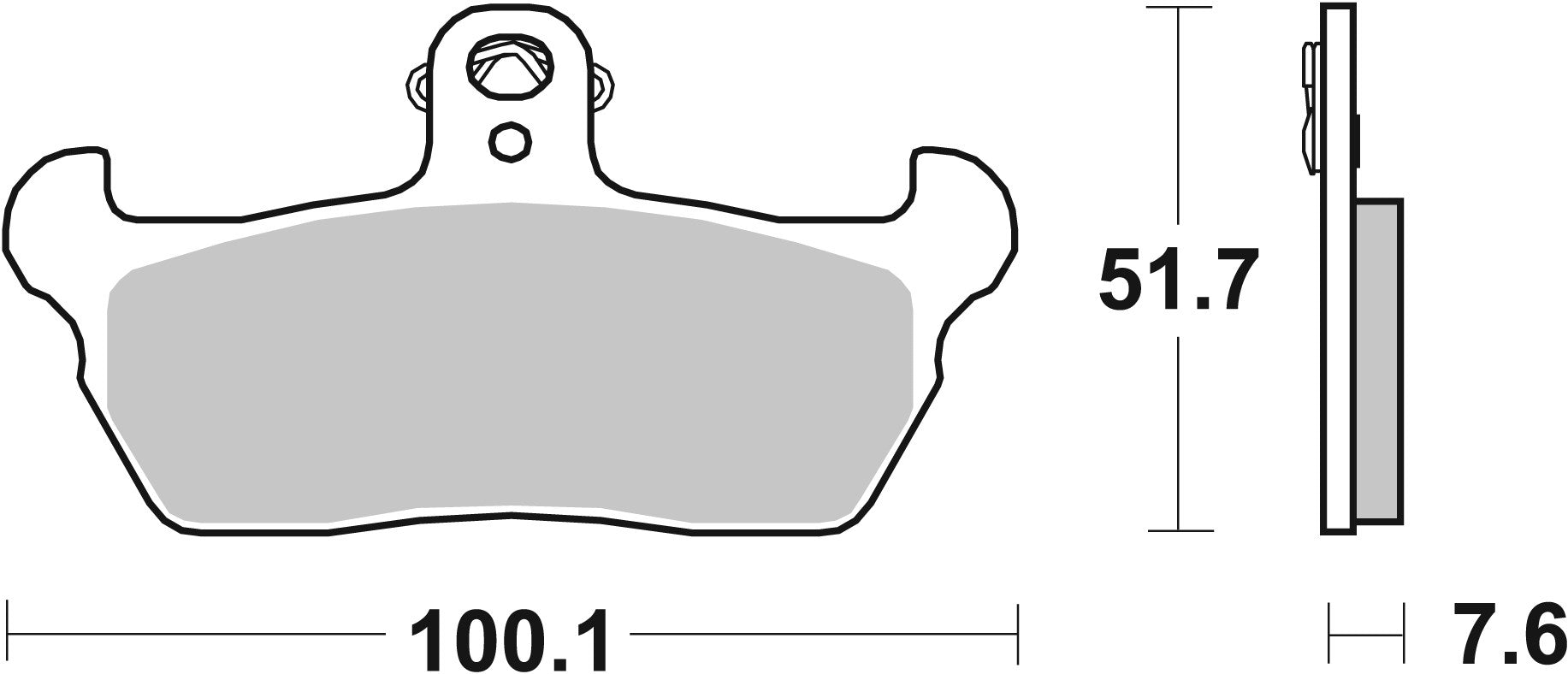 SBS FRICTION - Ceramic Front Brake Pads - 641HF-