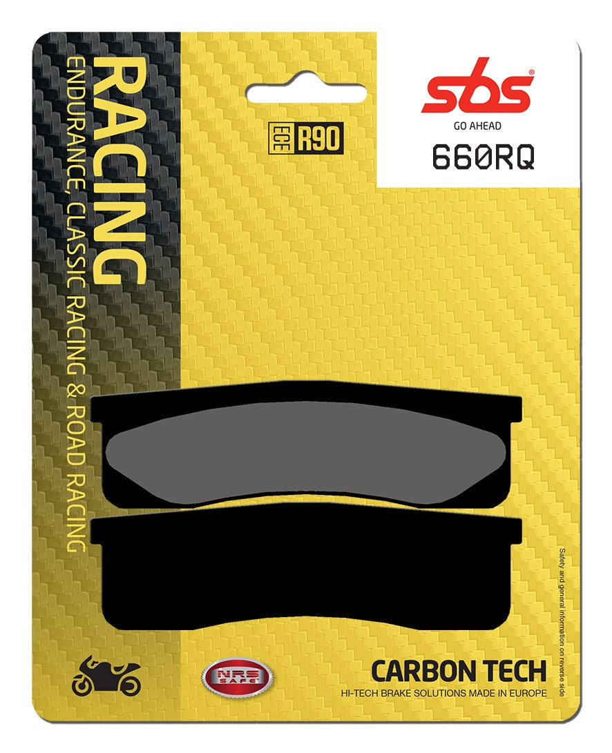 SBS FRICTION - Carbon Tech Racing Rear Brake Pads - 660RQ-