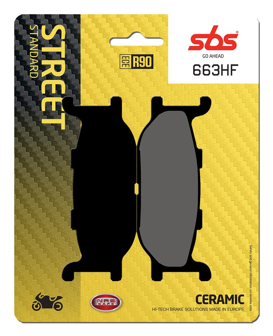SBS FRICTION - Ceramic Front Brake Pads (SBS 170) - 663HF-
