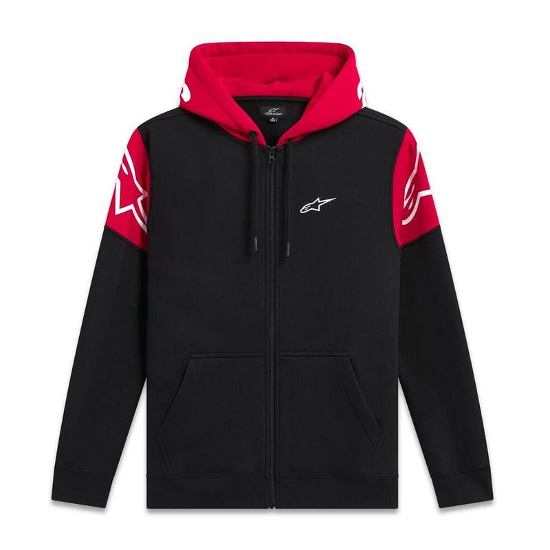 VELOCITY HOODIE BLACK/RED (1030)