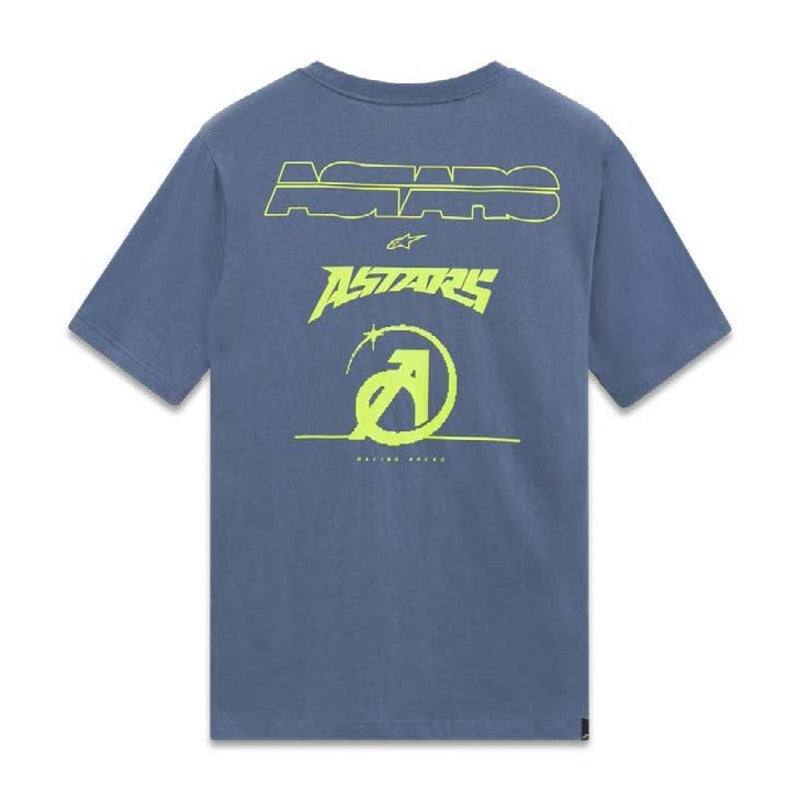 BOLD TYPE BACK CSF SS TEE SLATE BLUE (0734)