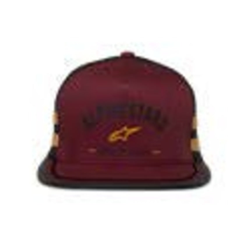 BACKLINE TRUCKER HAT BRICK/BLACK/MUSTARD (3614)