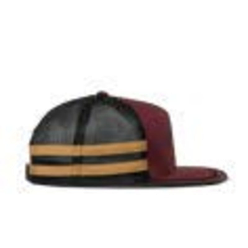 BACKLINE TRUCKER HAT BRICK/BLACK/MUSTARD (3614)