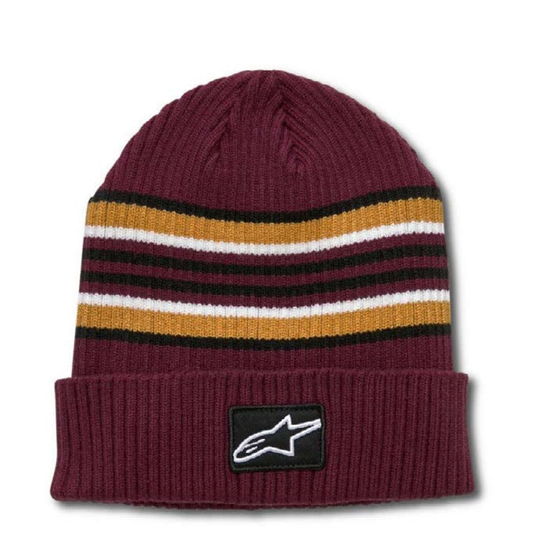 BOLTED CUFF BEANIE MAROON (0838)