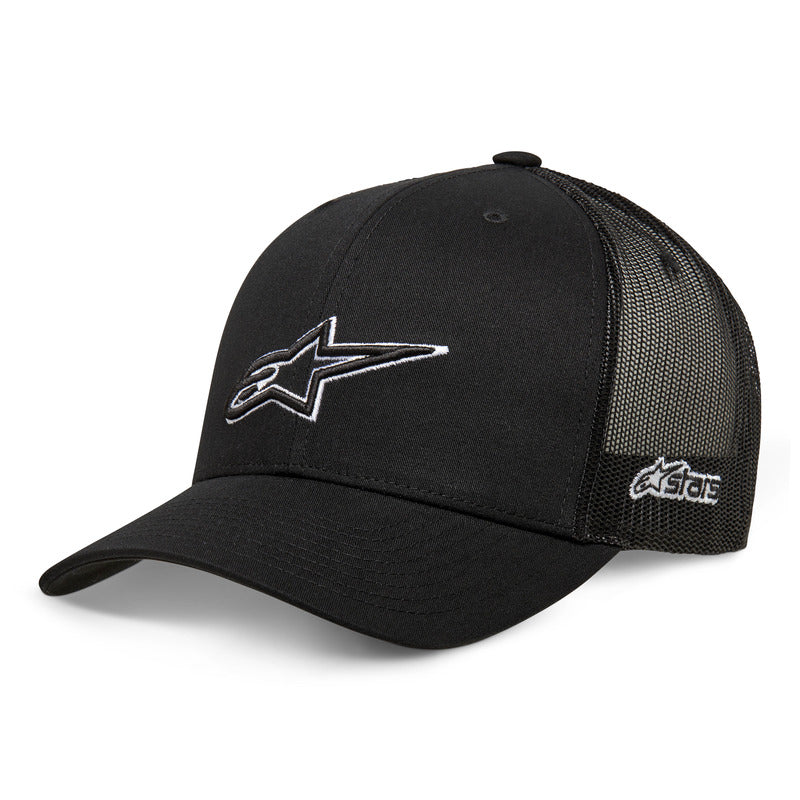 AGELESS OUTLINE TRUCKER HAT BLACK/BLACK (1010)