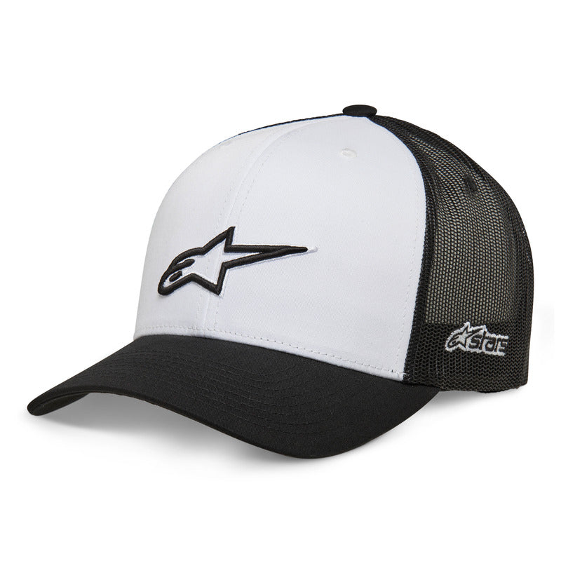 AGELESS OUTLINE TRUCKER HAT WHITE/BLACK (2010)