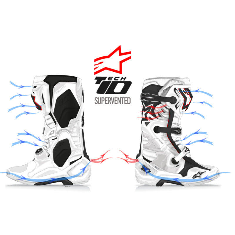 TECH 10 (MY20) SUPERVENTED WHITE (0020)