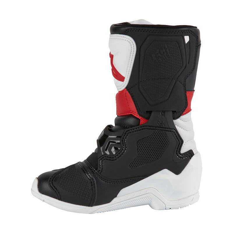 TECH 3S KIDS BOOTS WHITE-BLACK-BRIGHT RED (2030)