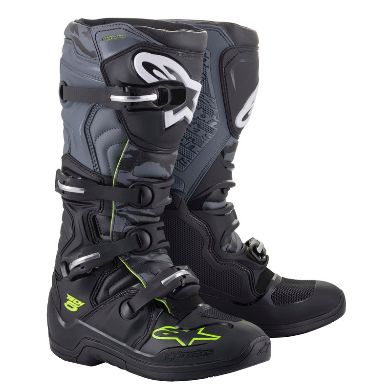 2015 TECH 5 | BLACK GREY/FLURO YELLOW (1055) / 10