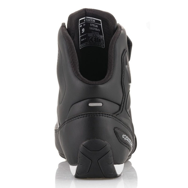 WOMENS FASTER V3 RIDE SHOE BLACK SILVER (0119)
