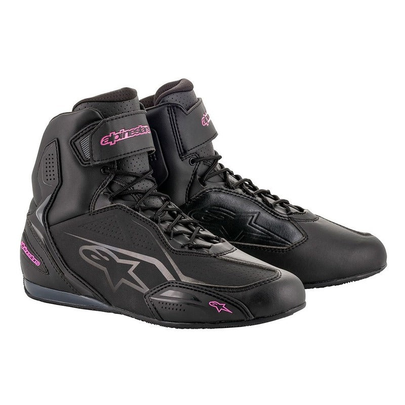 WOMENS FASTER V3 RIDE SHOE BLACK FUCHSIA (1039)