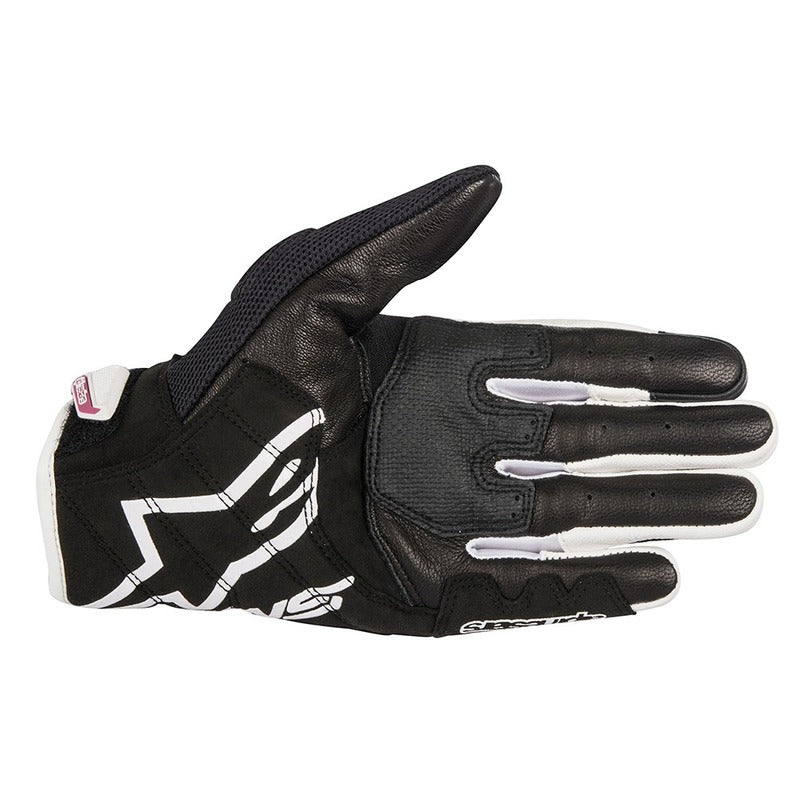 WOMENS SMX 2 AIR CARBON v2 GLOVE | BLACK WHITE Fuchia / 54