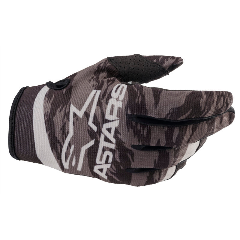 2022 YOUTH RADAR GLOVES BLACK/GREY/CAMO (0106)