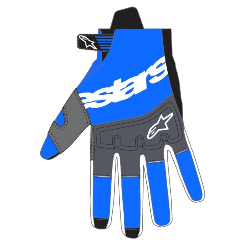 2025-2026 TECHSTAR GLOVES BLACK BLUE (0017)
