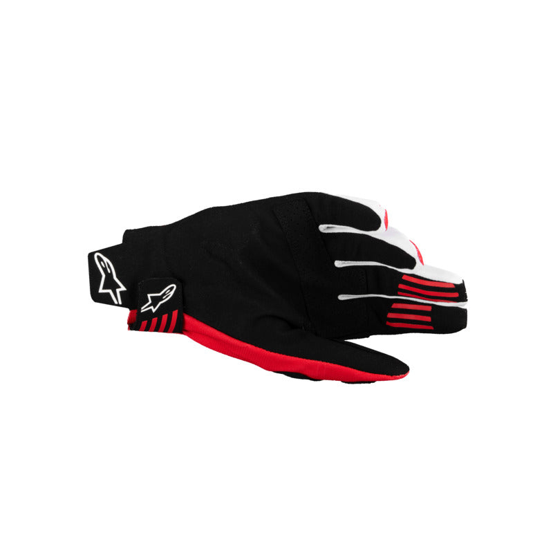 2025-2026 TECHSTAR GLOVES BLACK BRIGHT-RED (1303)
