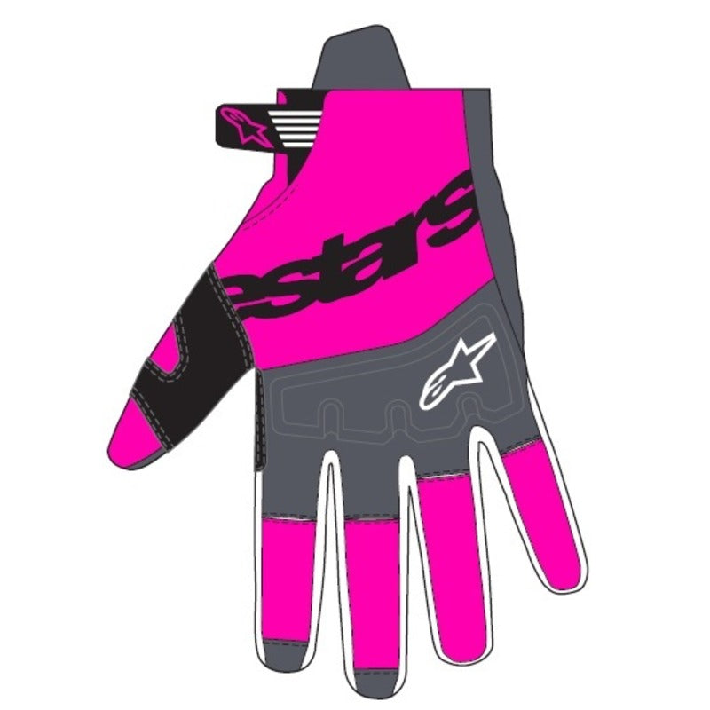 2025-2026 TECHSTAR GLOVES BLACK FLURO-PINK (1390)