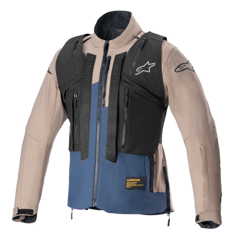 TECHDURA JACKET FALCON BROWN-NIGHT NAVY (8007)