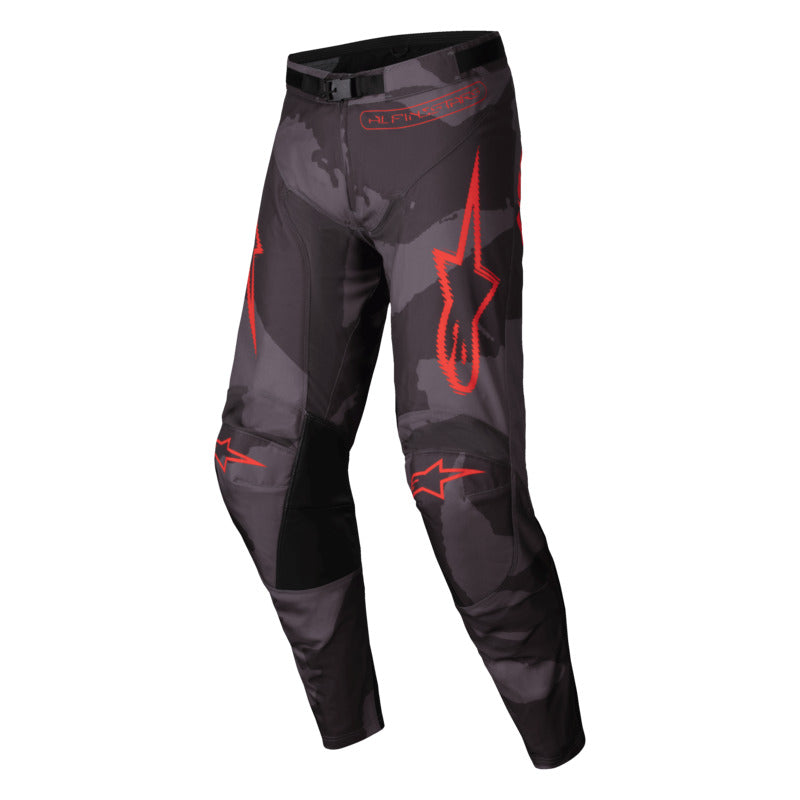 2025 RACER HOLLOW PANTS GRAY-CAMO FLURO-ORANGE (9188)