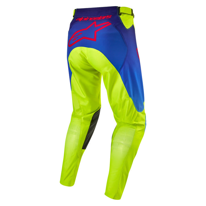 2024 RACER HOEN PANTS FLUROYELLOW BLUE NIGHT NAVY (0525)
