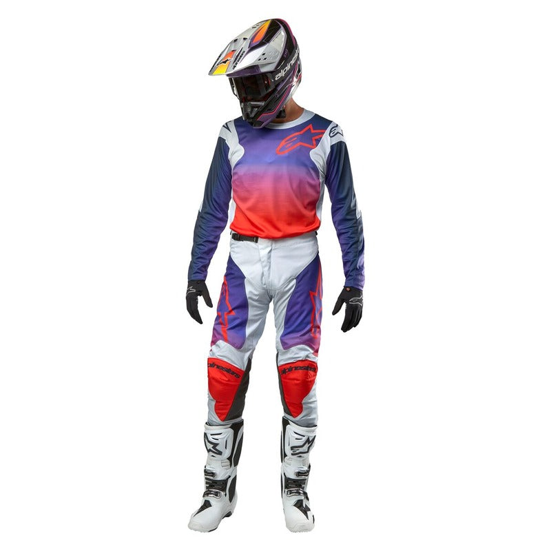2024 RACER HOEN PANTS LIGHT GRAY HOT ORANGE BLACK (0924)