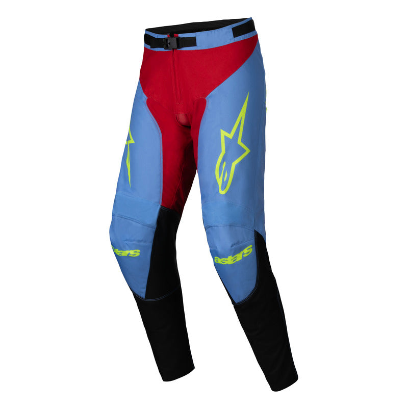 2025 RACER OCURI PANTS BLUE RED FLURO YELLOW (7355)