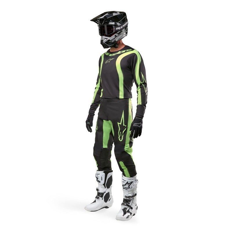 2024 FLUID LURV PANTS BLACK FLUROYELLOW (0168)
