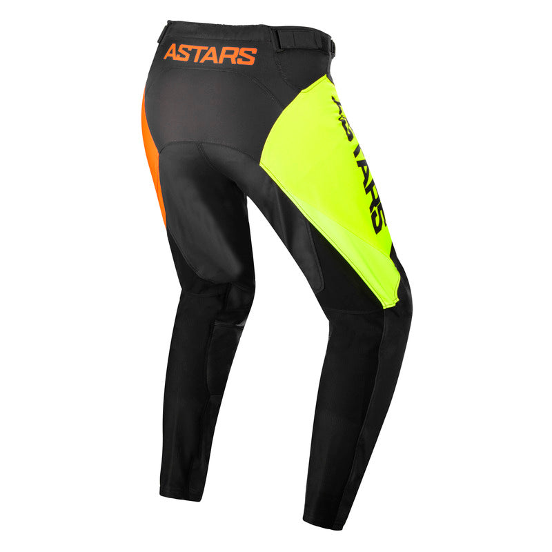 2022 RACER COMPASS PANTS BLACK/YELLOW/FLURO CORAL (1534)